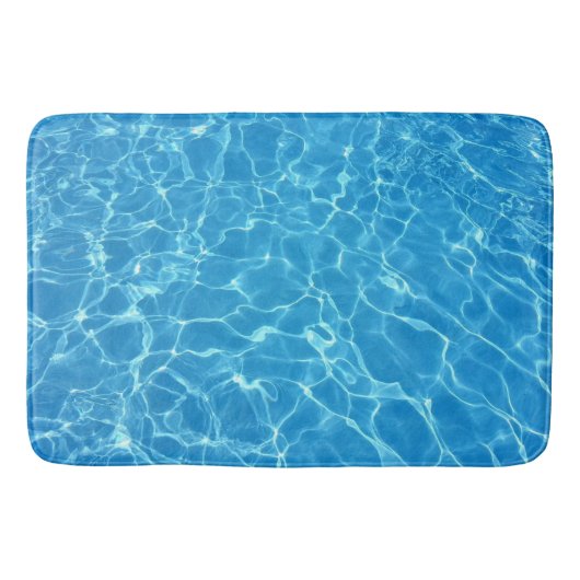 Turkoois Water Badmat (Voorkant)