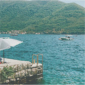 Turkooise wateren van Perast - Montenegro Sticker (Voorkant)