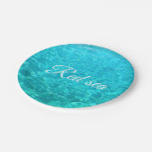 Turkooisoppervlak van het Rode zee in Egypte Papieren Bordje (Gekanteld)