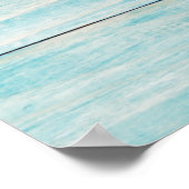  turkooiswand met kruiden poster (Hoek)