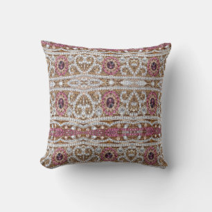 turkooizen blue zilver goud burgundy roze bohaan buitenkussen