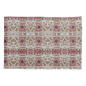 turkooizen blue zilver goud burgundy roze bohaan kussensloop (Achterkant-Links)