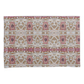 turkooizen blue zilver goud burgundy roze bohaan kussensloop (Voorkant-Rechts)