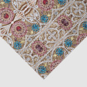 turkooizen blue zilver goud burgundy roze bohaan tissuepapier (Detail)