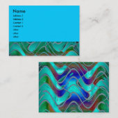 turkooizen groen visitekaartje (Voorkant / Achterkant)