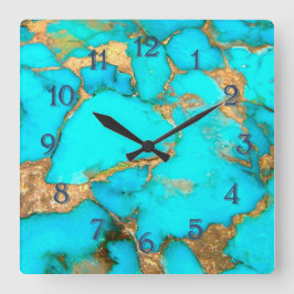 turkooizen grote klok