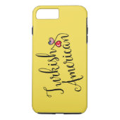Turks-Amerikaans Twitter-telefooncel Case-Mate iPhone Case (Achterkant)