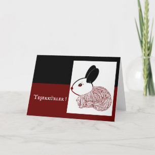 Turks Bedankkaart