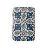 Turks blauw keramisch badmat (Voorkant Verticaal)