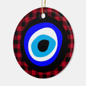 Turks-boze oog-Talisman, Arabisch amulet, Grieks Keramisch Ornament (Links)