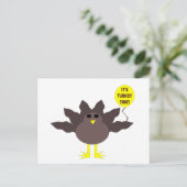 Turks Briefkaart van de Tijdige Thanksgiving (Staand voorkant)