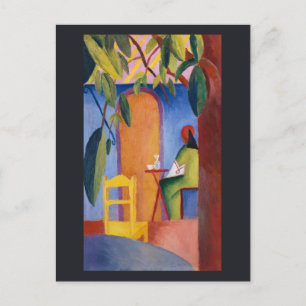 "Turks Café" Art briefkaart