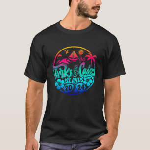 Turks Caicos 2024 Vakantie Reizen Matching Groep T-shirt
