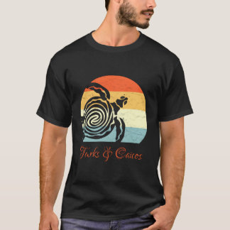 Turks Caicos Caraïben Zee Turtle Vakantie T-shirt