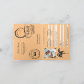 Turks & Caicos Faire-part de mariage de passeport (Intérieur)