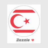 Turks-Cypriotische Sticker (Vel)