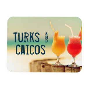 Turks- en Caicococktails Magneet