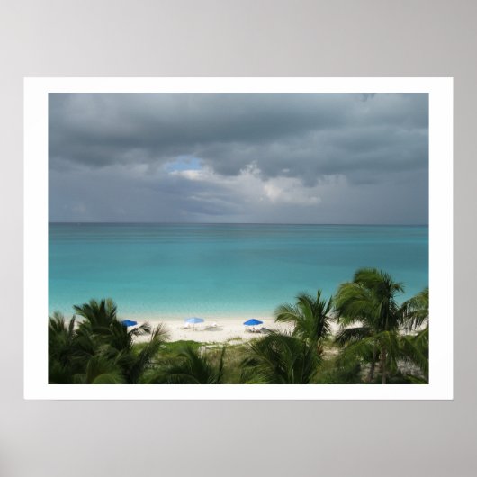 Turks en Caicos Grace Bay Dream Beach Poster (Voorkant)