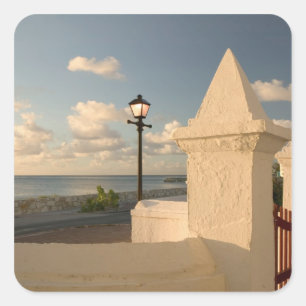 Turks en Caicos, Grand Turk-eiland, Cockburn Vierkante Sticker