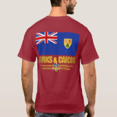 Turks- en Caicos-pride-kleding T-shirt (Achterkant)