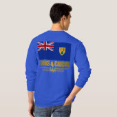 Turks- en Caicos-pride-kleding T-shirt (Achterkant volledig)