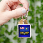 Turks en Caicos Pride Sleutelhanger (Hand)