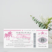 Turks en Caicos sparen de Datum het instappen pas Save The Date (Staand voorkant)