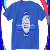 Turks en Caicos Surfboard Ride the Waves T-Shirt