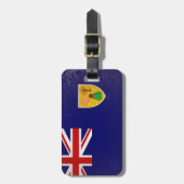 Turks- en Caicoseilanden Bagagelabel (Voorkant verticaal)