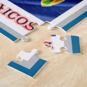 Turks- en Caicoseilanden - I Love - Legpuzzel (Zijkant)