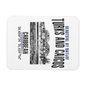 Turks- en Caicoseilanden Magneet (Horizontaal)