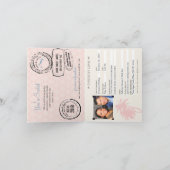 Turks- en Caicoseilanden Paspoort Uitnodiging brui (Binnen)