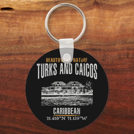 Turks- en Caicoseilanden Sleutelhanger (Voorkant)