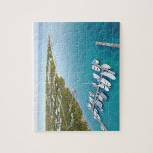 Turks en Caicoseilanden van bovenaf Legpuzzel