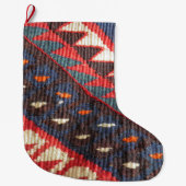 Turks exotisch Bohemisch Boho etnisch Perzisch tap Grote Kerstsok (Voorkant)