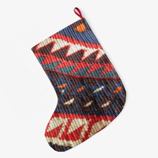 Turks exotisch Bohemisch Boho etnisch Perzisch tap Grote Kerstsok (Achterkant (Hangend))