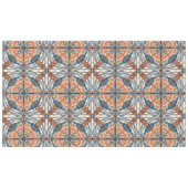 Turks geïnspireerd: getextureerde marine & terraco tafelkleed (Voorkant (Horizontaal))