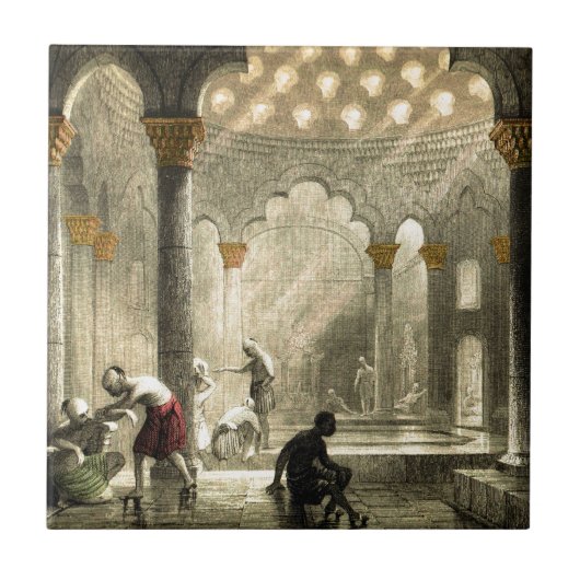 Turks Hamam Tegeltje (Voorkant)