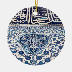 Turks-iznik tegels keramisch ornament