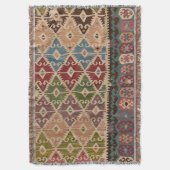 Turks Kilim Carpet Rug Deken (Voorkant Verticaal)