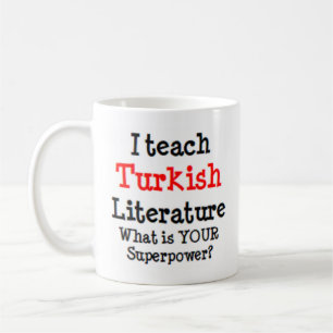 Turks literatuuronderwijs koffiemok