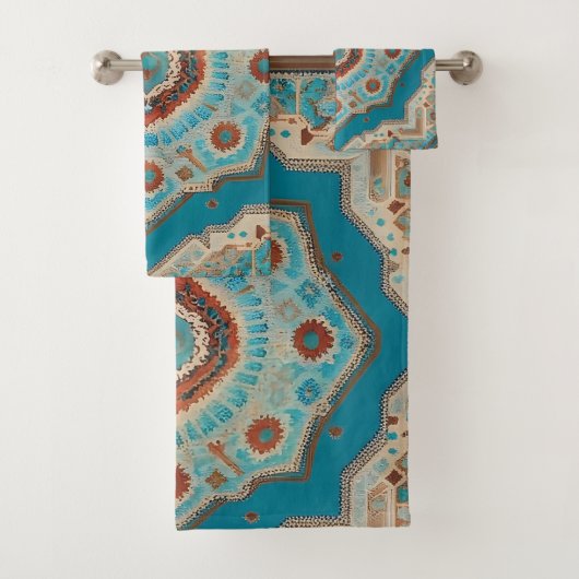 Turks mooi oud patroontrendy Collectie Bad Handdoek (Insitu)