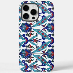 Turks mozaïekkeramisch Iznik Floral Pattern iPhone 16 Pro Max Hoesje