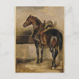 Turks paard in een stal van Theodore Gericault Briefkaart