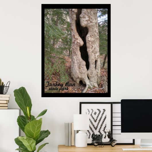 Turks staatspark, hallow Tree Poster (Thuiskantoor)