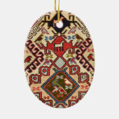 Turks tapijt #1 keramisch ornament (Achterkant)