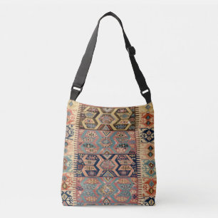 Turks tapijt Antiek Kilim Crossbody Tas