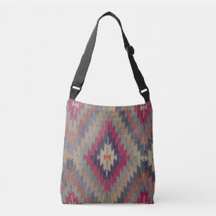 Turks tapijt Antiek Kilim Rug Crossbody Tas