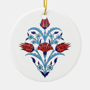 Turks tegelsiemens keramisch ornament