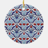 Turks tegelsiemens keramisch ornament (Achterkant)